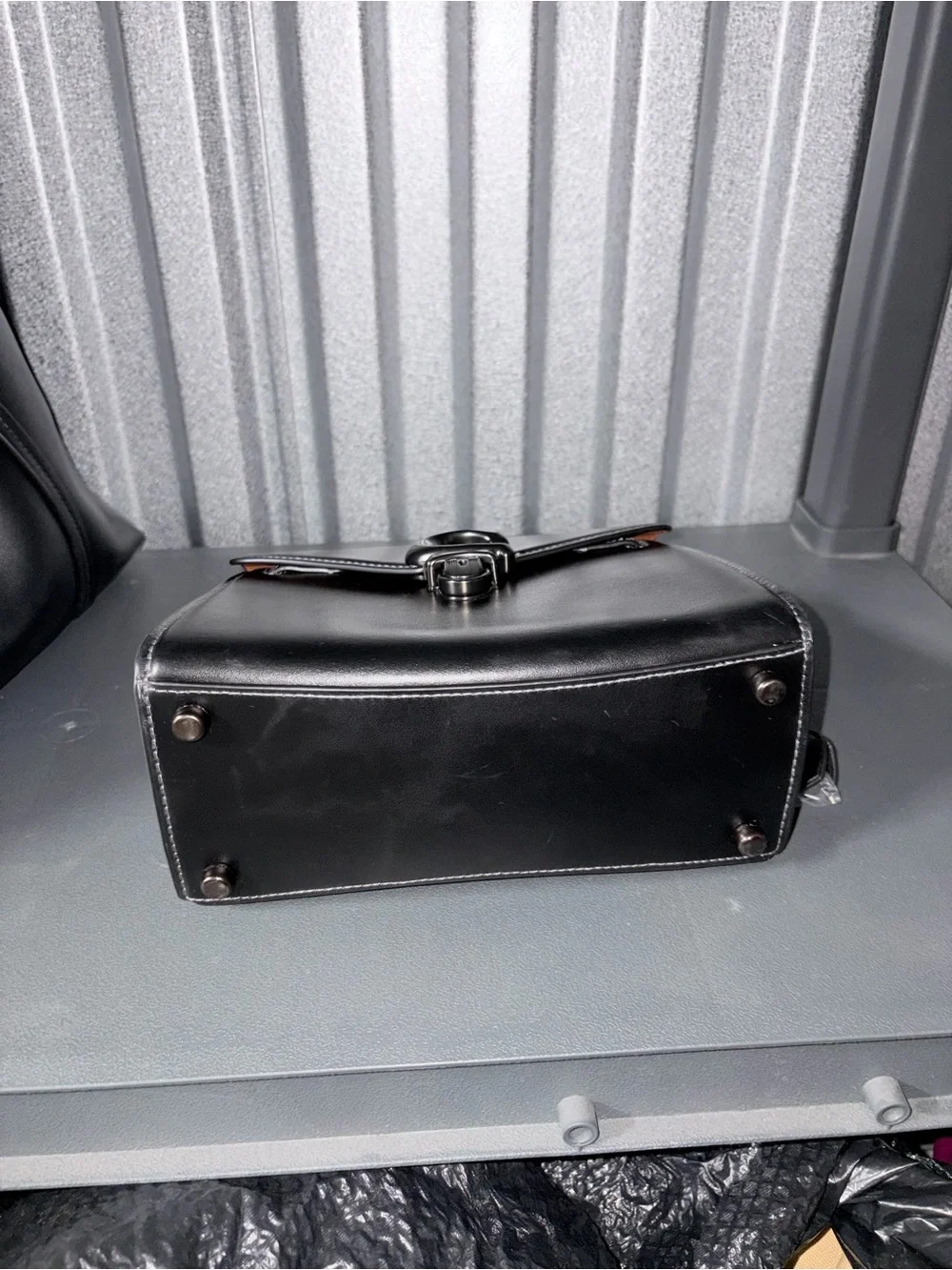 Black SAMMY  Top-Handle 21 with Signature 'C' Closure